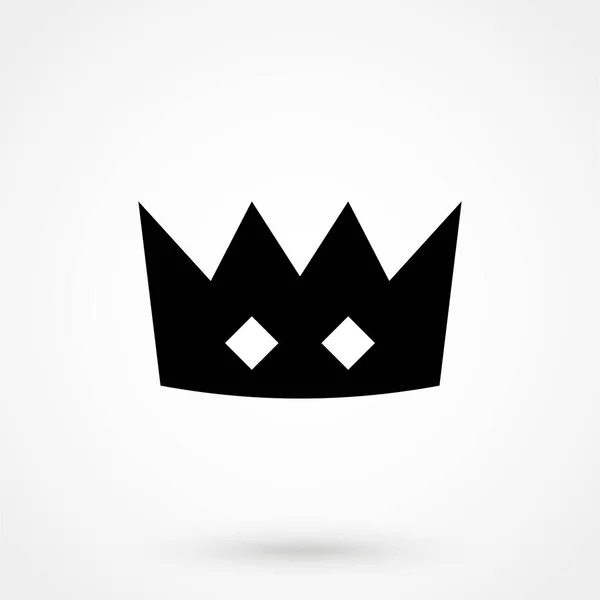 Crown Icon Trendy Flat Style Isolated Grey Background Crown Symbol — Stock Vector