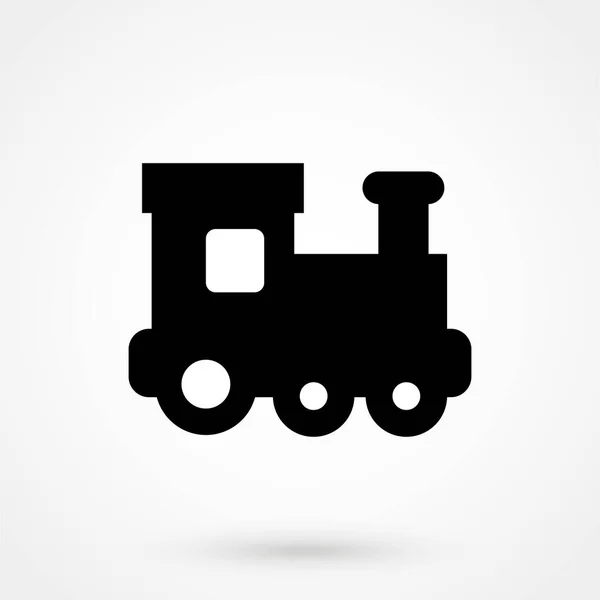 Simple Web Icon Vector Locomotive — Stock Vector