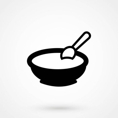 Bebek maması ikonu. vektör illüstrasyonu