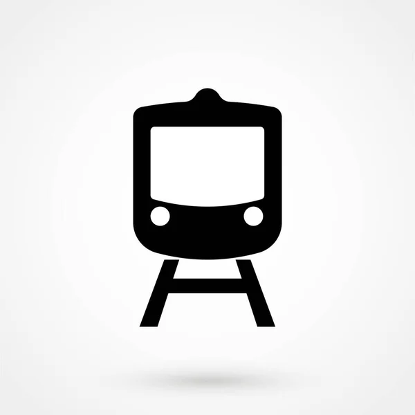 Vonat Icon Train Vektor Szürke Háttér Közlekedési Icons Transportation Vektoros — Stock Vector