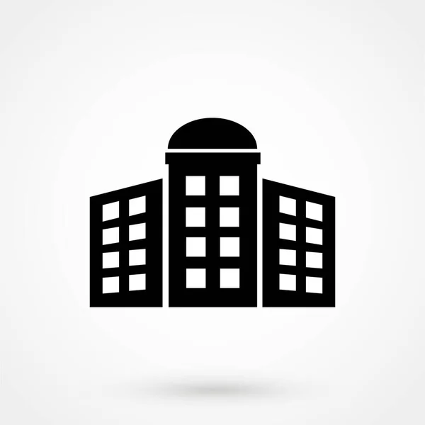 Vector Building Icon Für Web Und Mobile Anwendungen Flacher Designstil — Stockvektor