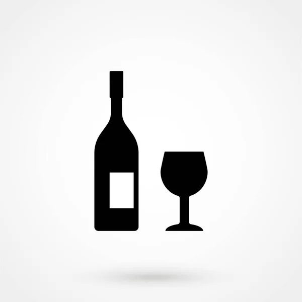 Wijn Ontwerp Witte Achtergrond Vectorillustratie — Stockvector