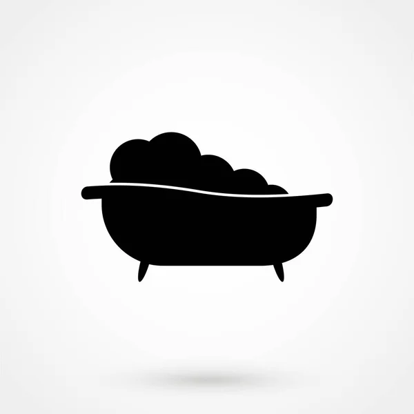 浴室ウェブやモバイルアプリケーションのためのアイコン浴槽 — ストックベクタ