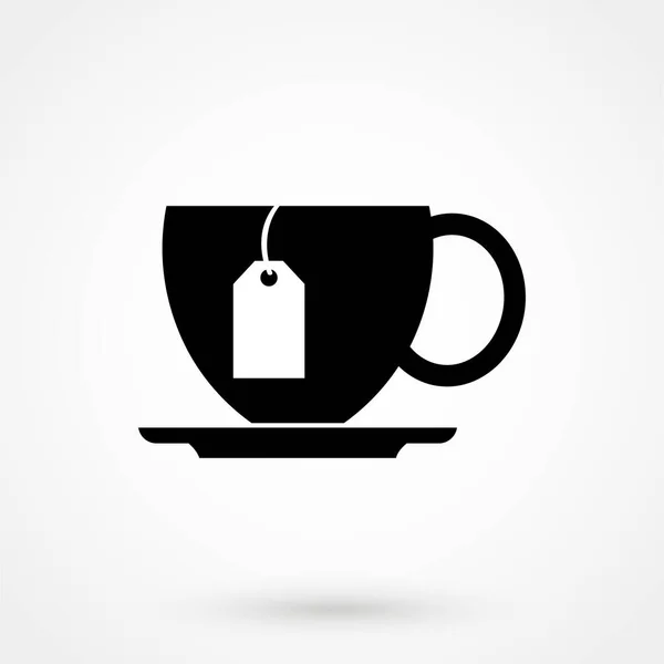 Tea Icon Vector per applicazioni web e mobili. Stile di design piatto. — Vettoriale Stock
