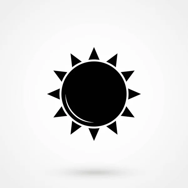 Icône Solaire Vectorielle Pour Application Web Mobile Style Design Plat — Image vectorielle