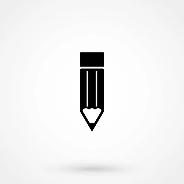 Crayon Icon Vecteur Pour Application Web Mobile Style Design Plat — Image vectorielle