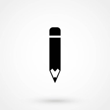 Web sitesi tasarımı için Kalem Simgesi Vektörü ya da mobil uygulama için düğme. Logo illüstrasyonu.