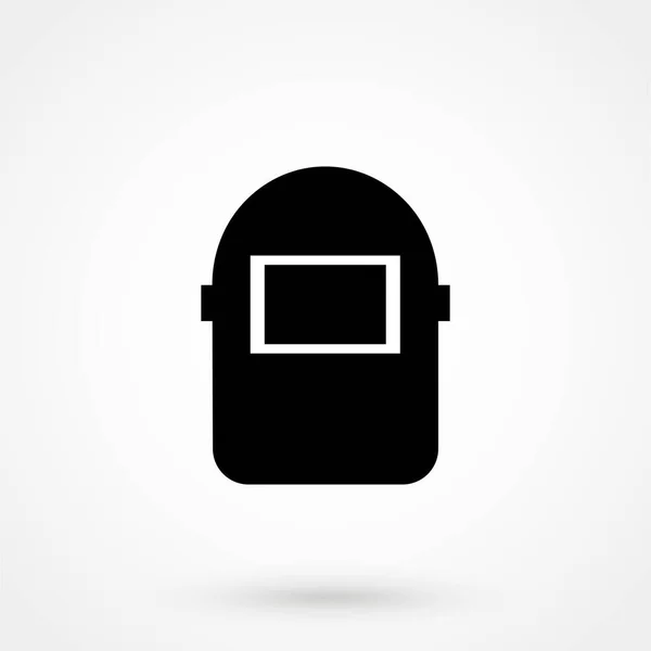 Ikona Maski Spawalniczej Aplikacji Internetowej Mobilnej Styl Płaski — Wektor stockowy
