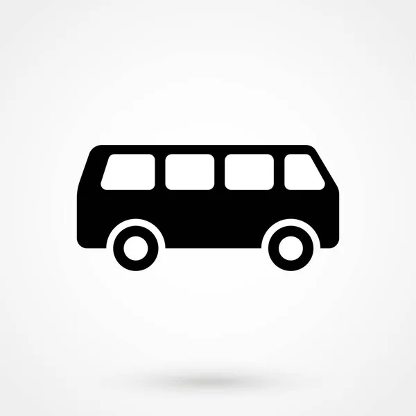 Icône Bus Symbole Pour Conception Site Web Bouton Application Mobile — Image vectorielle