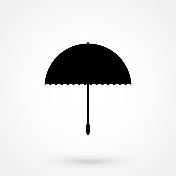 Ομπρέλα Απομονωμένη Λευκό Φόντο — Διανυσματικό Αρχείο