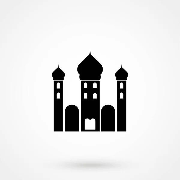 Symbole Icône Mosquée Vectorielle Pour Conception Site Web Bouton Application — Image vectorielle