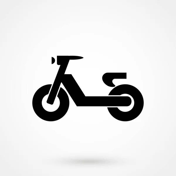 Scooter Pictogram Geïsoleerd Achtergrond — Stockvector