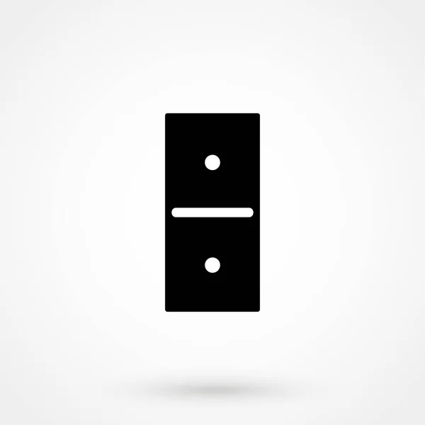 Domino Icon Isolated Background Modern Flat Pictogram Business Marketing Internet — Vetor de Stock