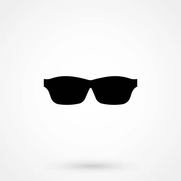 Gafas Sol Icono Aisladas Sobre Fondo Pictograma Plano Moderno Negocio — Vector de stock