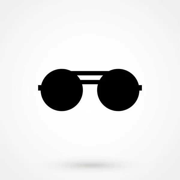 Gafas Sol Icono Aisladas Sobre Fondo Pictograma Plano Moderno Negocio — Vector de stock