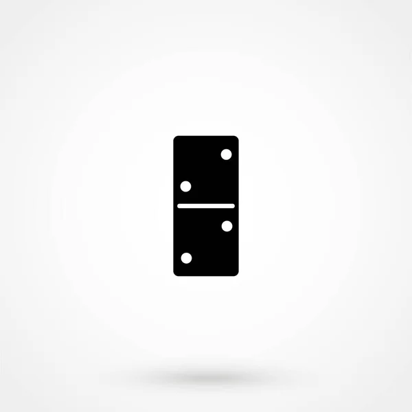 Εικονίδιο Domino Απομονώθηκε Στο Παρασκήνιο Σύγχρονη Επίπεδη Εικονόγραμμα Επιχείρηση Μάρκετινγκ — Διανυσματικό Αρχείο