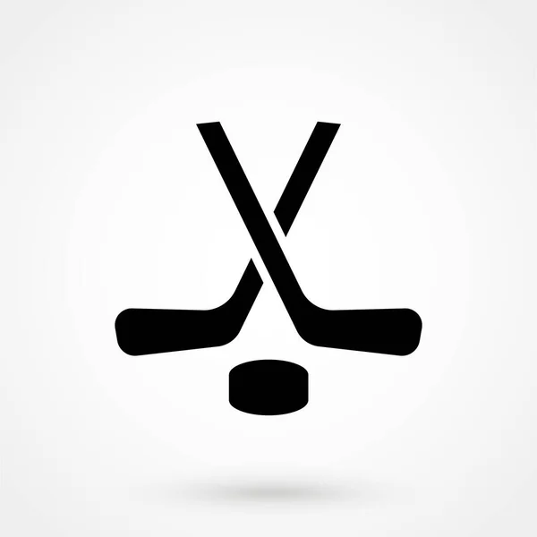 Hokejová Ikona Ilustrace Izolované Vektorové Znamení Symbol — Stockový vektor