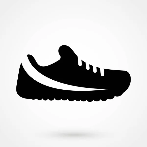 Sneakers Siluett Ikon För Din Webbplats Design Logotyp App Vektorillustration — Stock vektor