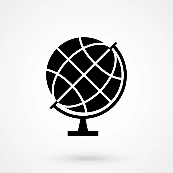 World Icon Isolated Background Modern Flat Pictogram Business Marketing Internet — Vetor de Stock