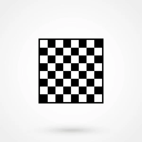 ベクトルシームレスパターンは 黒と白のチェス盤をシミュレートします — ストックベクタ