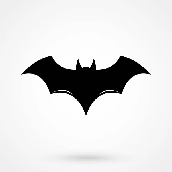 Silhuetas Morcegos Ícone — Vetor de Stock