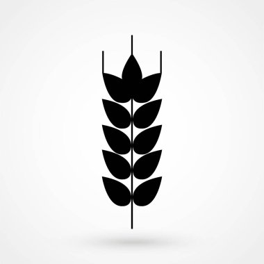 Web sitesi tasarımı için buğday simgesi vektör sembolü veya mobil uygulama için düğme. Logo illüstrasyonu