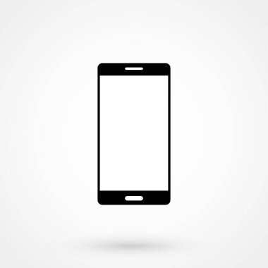 akıllı telefon simgesi web sitesi tasarımı için vektör sembolü veya mobil uygulama için düğme. Logo illüstrasyonu