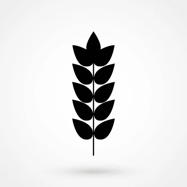 Wheat Icon Vector Symbol Web Site Design Button Mobile App — Stock vektor