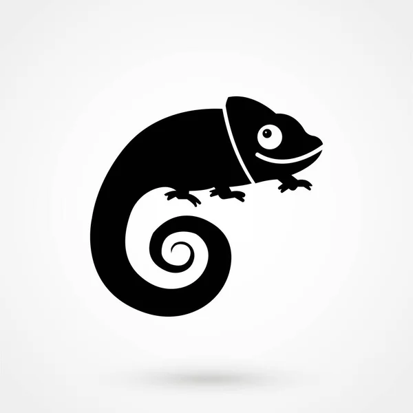 Chameleon Icon Vector Symbol Web Site Design Button Mobile App — Vetor de Stock