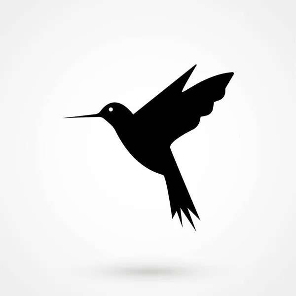 Hummingbird Icon Vector Illustrator Royaltyfria illustrationer