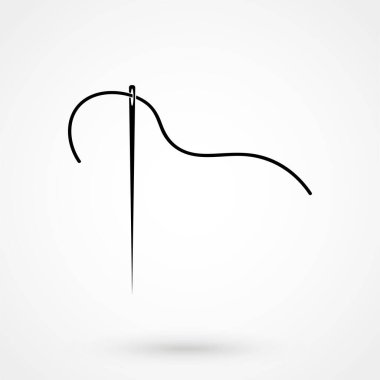 İğne Simgesi. Dikiş iğnesi