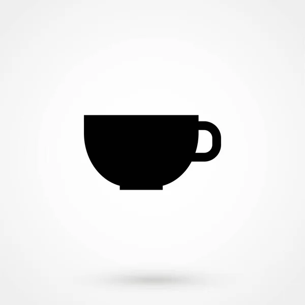 Koffie Beker Pictogram Vector Symbool Voor Website Ontwerp Knop Mobiele — Stockvector