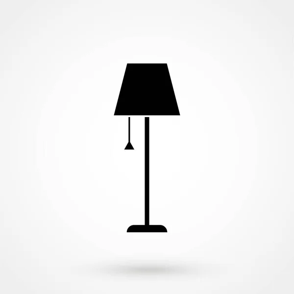 Icono Del Vector Lámpara Para Diseño Del Sitio Web Botón — Vector de stock