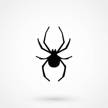Örümcek simgesi illüstrasyon izole vektör işareti simgesi