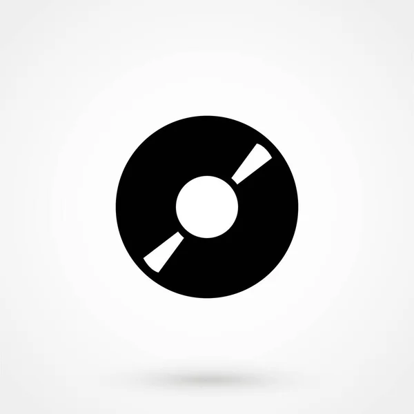 Compact Disc Icon Web Site Design Button Mobile App Logo — Stock Vector