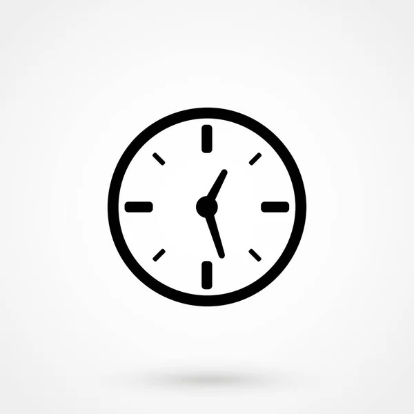 Icono Del Reloj Para Diseño Web Logotipo Interfaz Usuario Ilustración — Archivo Imágenes Vectoriales