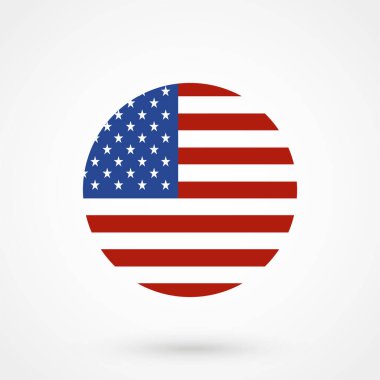 Çember şeklinde Amerikan bayrağı