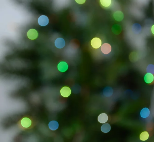 Weihnachten Hintergrund Defokussiert Abstrakte Lichter Weihnachten Hintergrund — Stockfoto