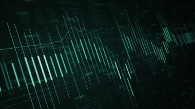 HUD.Dengeleyici Mumlar ve Satırlar. Pazar göstergeleri. Mum çizelgeleri.