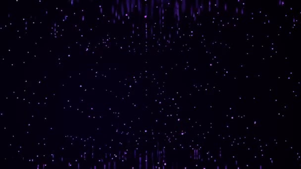 Animation abstrakter Teilchenkugeln. Abstrakter Hintergrund. Blaue Teilchen. 3D erzeugt. — Stockvideo