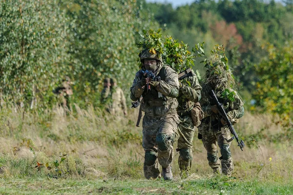 Ukrainisches Militär Während Der Internationalen Militärübungen Schneller Dreizack 2021 Auf — Stockfoto