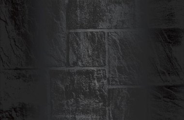 Duvar dokusunda sıkıntı olan lüks siyah metal gradyan arkaplan. Vektör illüstrasyonu