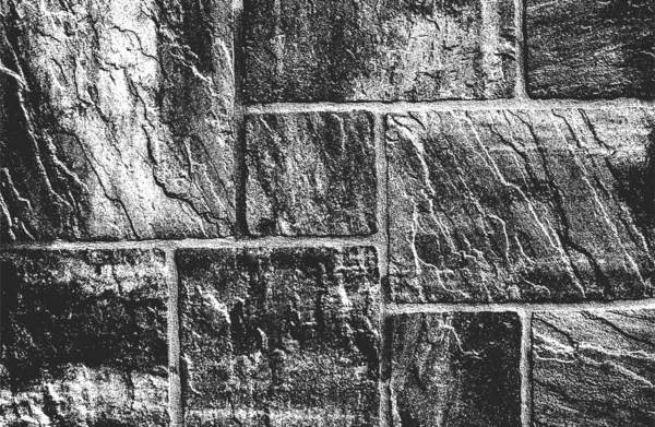Texture Recouvrement Perturbée Vieux Mur Briques Fond Grunge Illustration Vectorielle — Image vectorielle