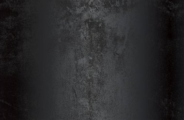 Çatlamış beton dokusuna sahip lüks siyah metal gradyan arka plan. Vektör illüstrasyonu
