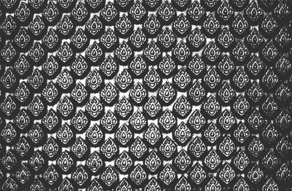 Sovrapposizione Afflitta Texture Calcestruzzo Con Ornamento Modello Sfondo Grunge Illustrazione — Vettoriale Stock