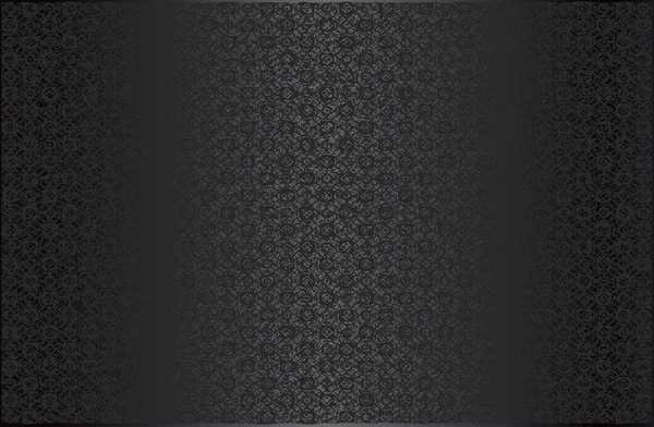 Luxe Fond Dégradé Métal Noir Avec Tissu Affligé Texture Textile — Image vectorielle