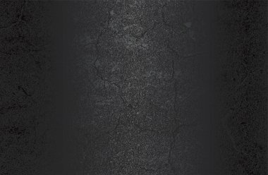 Çatlamış beton dokusuna sahip lüks siyah metal gradyan arka plan. Vektör illüstrasyonu