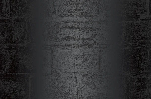Lusso Sfondo Gradiente Metallo Nero Con Struttura Muraria Mattoni Angosciato — Vettoriale Stock