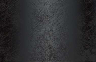 Çatlamış beton dokusuna sahip lüks siyah metal gradyan arka plan. Vektör illüstrasyonu