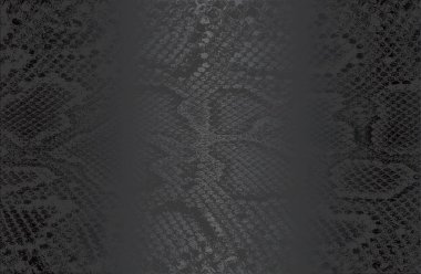 Stresli timsah, yılan, timsah derisi deri dokusuna sahip lüks siyah metal gradyan. Vektör illüstrasyonu